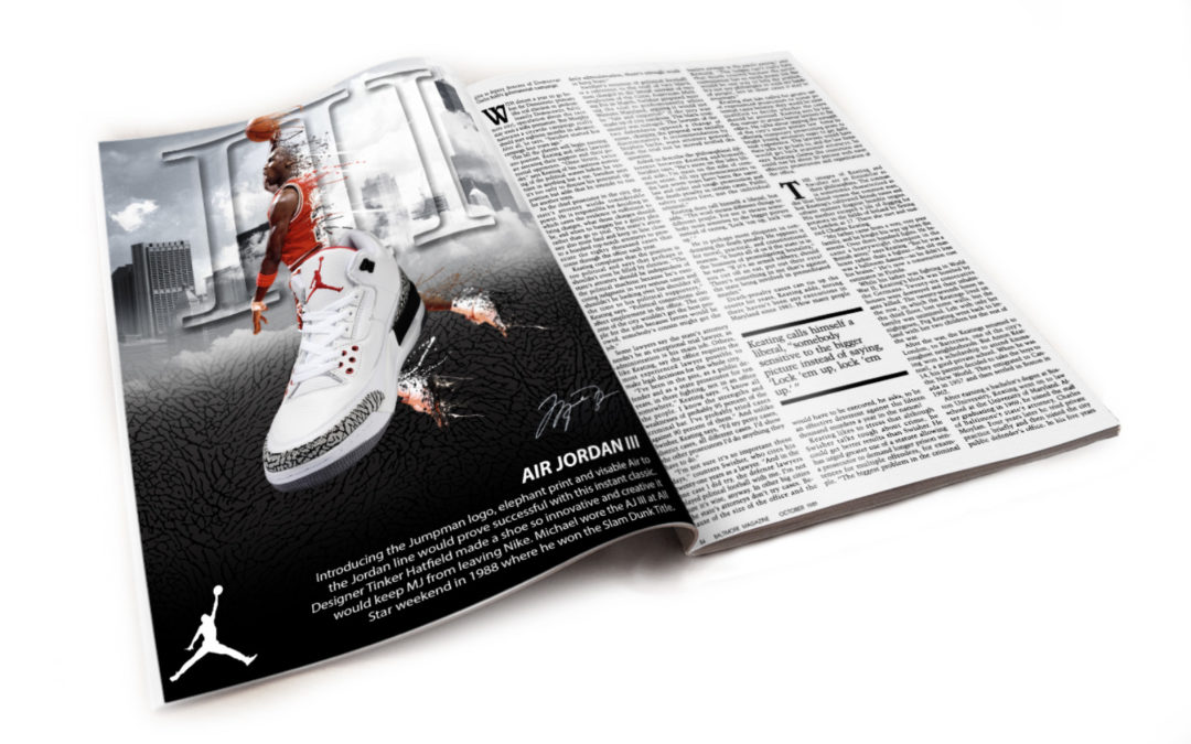 Air Jordan Shoe Magazine Ad